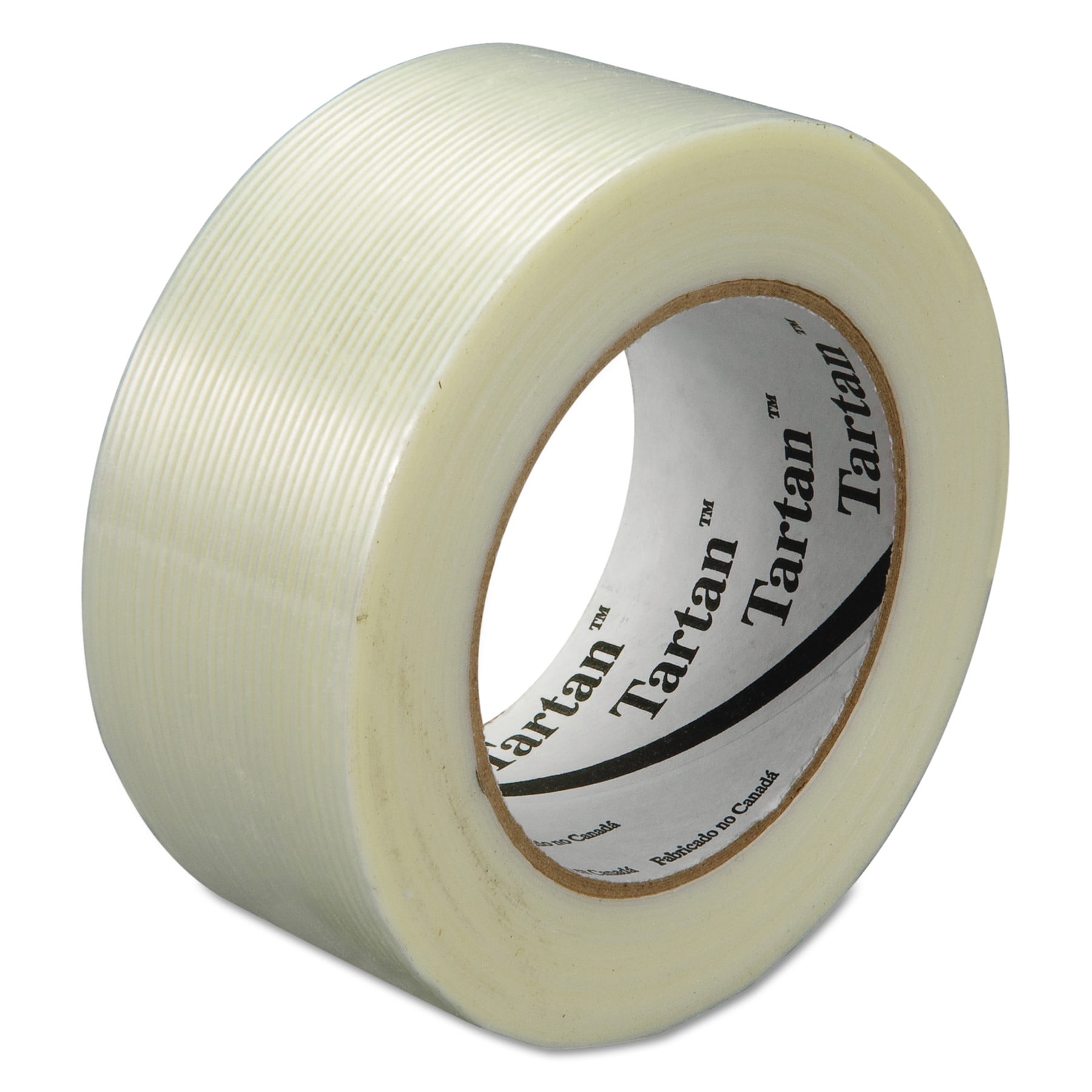 Tartan Filament Tape, 48 mm x 55 m, 3' Core, Clear, 24/Carton