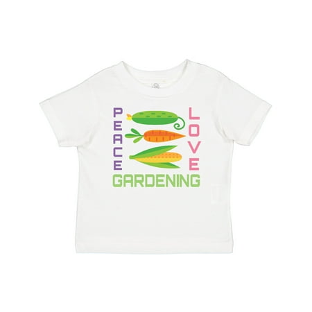 

Inktastic Gardener Peace Love Gardening Girls Baby T-Shirt