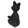 thumbnail image 4 of Estatua de gato de meditación, figura decorativa Zen, decoración de resina para Yoga, estatua de gato de Buda, 4 of 6