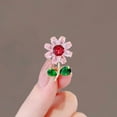 thumbnail image 3 of Broche de girasol para mujer, exquisito ramillete para traje, elegante broche para abrigo, accesorios, 3 of 4