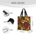 thumbnail image 4 of Vsdgher Sunflower print Tote Bag for Women Shoulder Bag with Zipper Large Shoulder Bag Handle Handbag Portable Washable for Travel, Work, 4 of 8