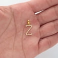 thumbnail image 2 of 14K Yellow Gold 0.12-0.20 (ctw) Diamond Mini Letter Initial Pendant (Z), 2 of 3