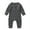 A-G12, variant on Toddler Long Sleeve Boys Girls Romper Baby Clothes Ribbed Solid Color Henley Jumpsuit Spring Fall Trendy One-Pieces