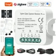 thumbnail image 2 of Tuya ZigBee Gate Opener Intelligent Garage Door Opener Controller Mobilephone Remotely APP Control Compatible with Alexa  Home for Voice Control, 2 of 7