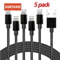 thumbnail image 2 of Cable USB Suntaiho para iPhone, Cable cargador 11 XR 7plus XS X 11 Pro Max 8 7 6 6s 5 5s 2.4A, cargador de carga rápida, Cable USB para teléfono Tan Jianjun unisex, 2 of 2