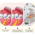 thumbnail image 3 of 120 interdental brushes, suitable for orthodontic brush hair cleaner, 360° bendable, for cleaning between teeth (yellow, slightly tight teeth), 3 of 4