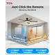 thumbnail image 3 of Ventilador de techo TCL, 132 cm, delgado, luz LED negra, motor DC remoto, 3 of 9