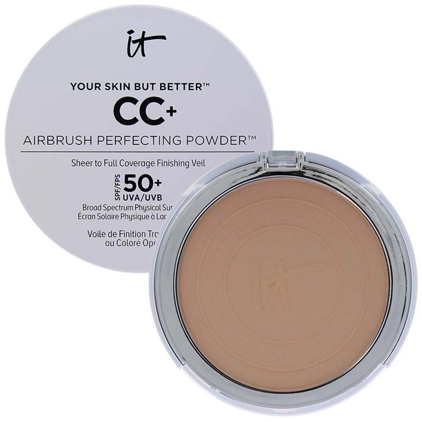 It Cosmetics IT Cosmetics Your Skin But Better CC+ Airbrush Perfecting Powder Tan Walmart