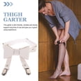 thumbnail image 4 of KAKOWELY Arnés de pierna ajustable y sexy con lazo, liguero con aro para el muslo y clip para mujeres y niñas., 4 of 5