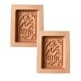 thumbnail image 1 of Oleegame 2PC Cookie Mold Cookie Molds Provences Rose Cookie Stamp Embossing Molds Craft Decorating Baking Tool, 1 of 3