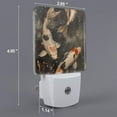 thumbnail image 2 of Xecao Koi Fish Tranquility for Night Light - a Wall-mounted LED Fixture with A Dusk-to-dawn Sensor, Ideal for Bedrooms, Bathrooms, Hallways, and Kitchens-US, 2 of 7