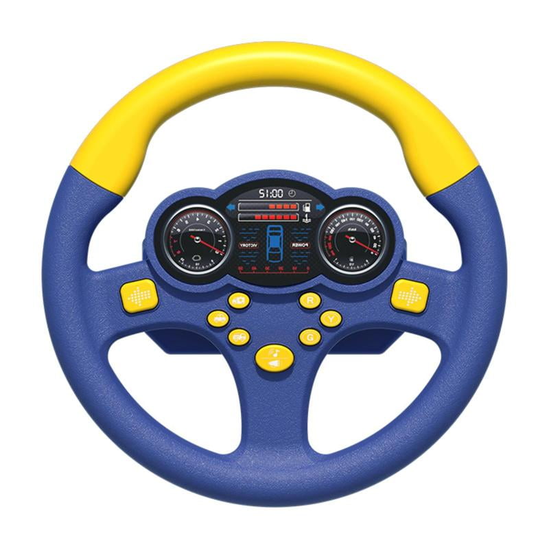 Steering Wheel Toy with Suction Cup Driving Car Toys, Kids Electric