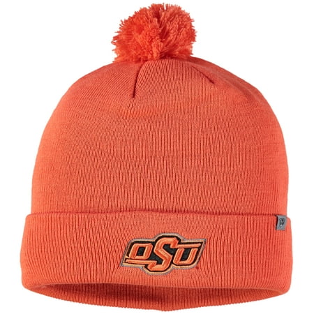 Oklahoma State Cowboys Top of the World Simple Cuffed Knit Hat with Pom - Orange - (Best Cowboy Hats In The World)