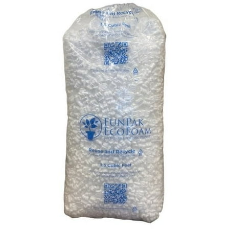Bubblefast! FunPak EcoFoam Sustainable Potting Peanuts, 3.5 cu. ft.