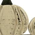 thumbnail image 6 of Northlight Pumpkin Trio Wooden Fall Harvest Decoration - 15.75", 6 of 6