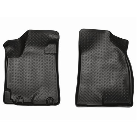 Husky Liners Classic Style Floor Mats | Fits 2008 - 2013 Toyota Highlander | Front Row, 2-pc Black - 35881