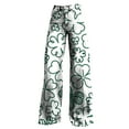 thumbnail image 4 of frariair High Waisted Jeans for Women Wide Leg Pants Woman Waist Floral Patterned Lightweight Loose Fit Casual Colorful Trouser Imitation White, 4 of 4