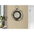 thumbnail image 1 of Monarch Specialties I 9091 - Clocks, 18" Round, Wall Clock, Brown, Mirror, Transitional, 1 of 4