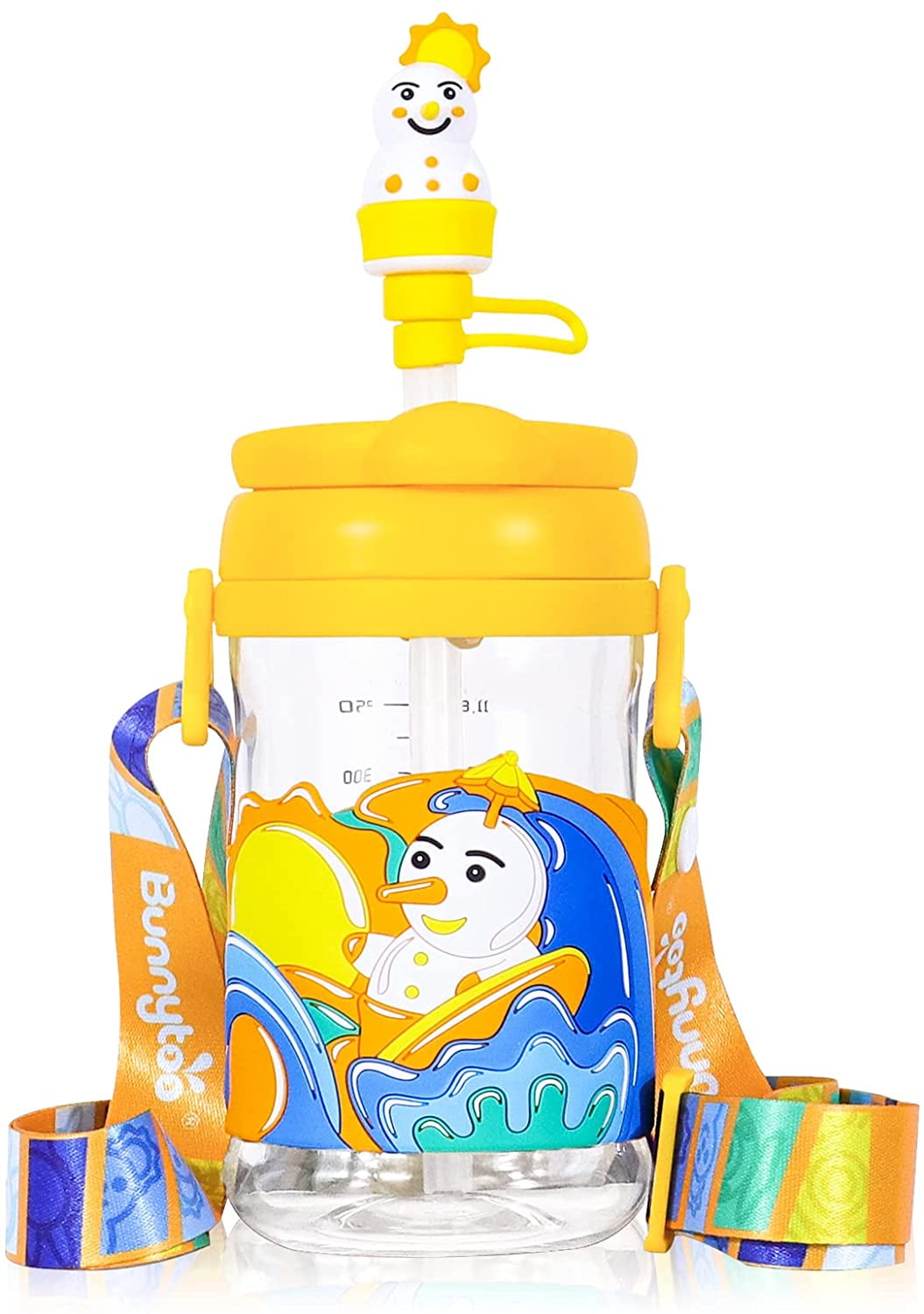 2 In 1 Sippy Cups for 1 Year Old Toddlers with Spout & Straw, 2PCS Weighted