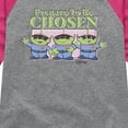 thumbnail image 3 of Toy Story 4 - Prepare To Be Chosen - Toddler & Youth Girls Raglan Graphic T-Shirt, 3 of 5