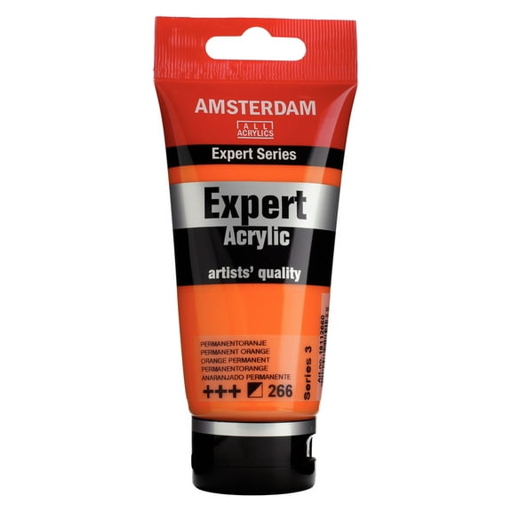 Amsterdam Expert Series Acrylics - Permanent Orange, 75 ml tube