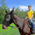 thumbnail image 4 of Horse Fly Lycra Mask, With Ear Protection, Mesh Avoids Uv Rays, For Horse Cob Pony Equestrian Mesh Eyes, 4 of 4