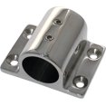 thumbnail image 4 of ABCISI Pair of 316SS Marine Grade Casting Boat Yacht Hand Rail Fitting 90 Degree Rectangle Stanchion Base Mount Hardware for 7/8''(22mm) Tube, 4 of 6