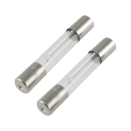 Uxcell Ceramic Cartridge Fuses – 6.3A 250V 5x20mm Fast Blow, 6 Pack, Replacement For Amplifiers, Energy Saving Lamps, Ballasts, And Household Electronics