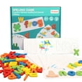 thumbnail image 1 of Spell Word Game Educational Wooden Alphabet Flash Card Toy Letter Spelling Cards, 1 of 10