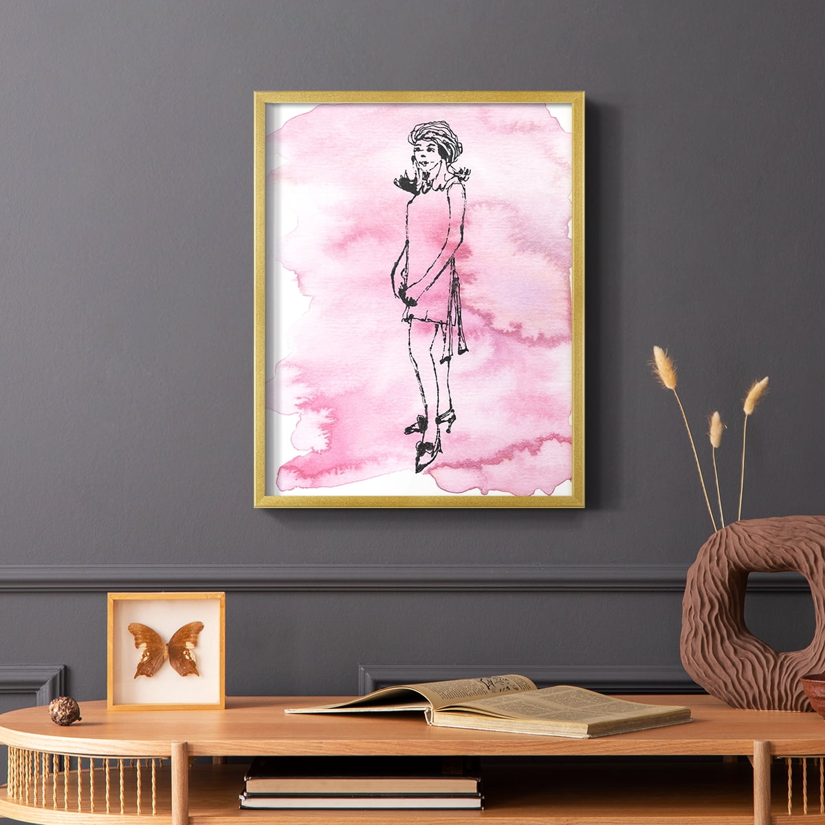 60's Fab II in Paper Solid Wood 11 x 14 Framed Print