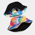 thumbnail image 7 of Lroveb Women Men Bucket Hats Unsiex Casual Fisherman Hat 3D Printed Pattern Tie Dye Double Basin Outdoor Visor Sun Hat, 7 of 7