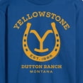 thumbnail image 3 of Yellowstone - Horseshoe Lockup - Men's Long Sleeve T-Shirt, 3 of 6