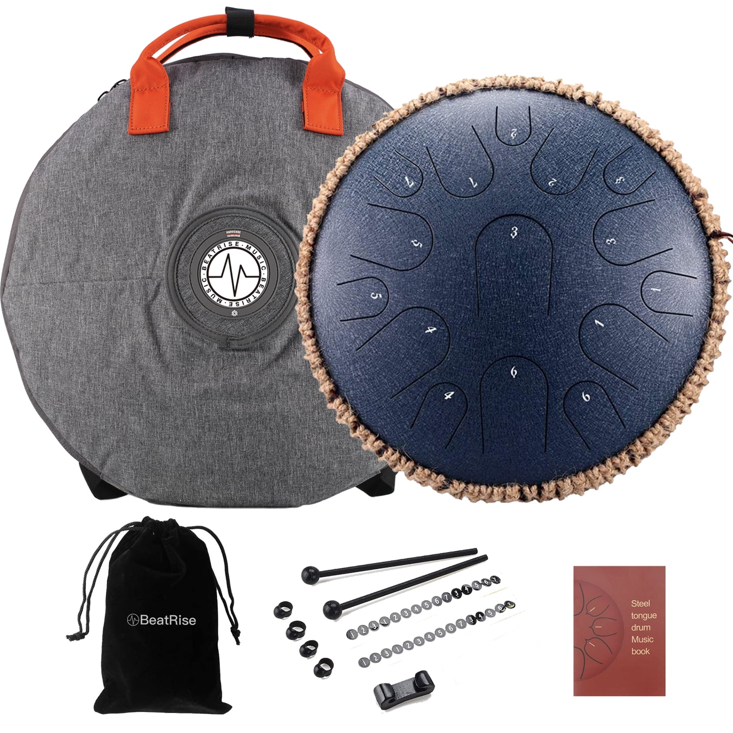 New Steel Tongue Drum for Mind Healing Yoga, 4 Colors Options
