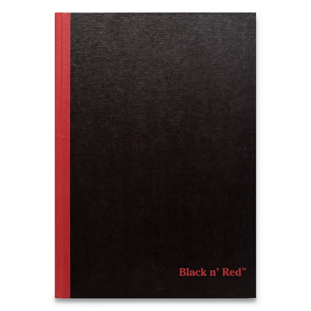 Mead Hardcover Casebound Notebooks, 1 Subject, Wide/legal Rule, Black ...