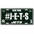 thumbnail image 2 of Siskiyou Sports NFL New York Jets Hashtag License Plate, 2 of 3