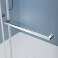 thumbnail image 3 of 56'' - 60'' W X 76'' H Soft-Closing Double Sliding Frameless Shower Door With 3/8 Inch (10Mm) Clear Glass In Chrome, 3 of 6