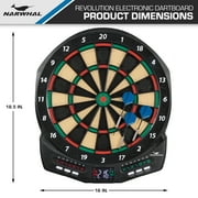 Narwhal Revolution Electronic Dartboard with 30 Games, Cricket Scoring and 6 Plastic Tip Darts