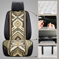 thumbnail image 6 of Eheartsgir Non Slip Car Seat Covers for Universal Fit, Polyester Protect Seats from Dirt Car Front Seat Covers, Geometric Wood Plank Print, 6 of 7