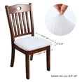 thumbnail image 3 of Dowbom Stretch Chair Seat Covers Spandex Jacquard Dining Chair Seat Covers Washable Cushion Cover, 3 of 7