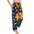 thumbnail image 2 of Balery Cinco De Mayo Floral print Women's Pajama Pants,Ultra Lightweight Pjs,Lounge Pant-Medium, 2 of 9