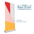 thumbnail image 2 of Instahibit 33"x81" Aluminum Retractable Roll Up Banner Stand Trade Show Display Portable, 2 of 8