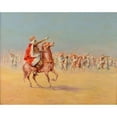 thumbnail image 3 of Anonymous 14x12 Black Modern Framed Museum Art Print Titled - Orientalist Battle Scene, 3 of 5