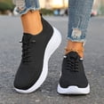 thumbnail image 2 of Women's Mesh Walking Shoes with Arch Support Outdoor Breathable Running Sneakers Comfortable Tennis Sports Shoe for Summer Black 6, 2 of 7