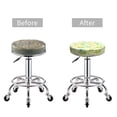 thumbnail image 5 of Susaid Armadillo Floral Print Elastic Bar Stool Cover Personalized Washable Stool Cover for Barbershop Home Bar Kitchen-14 inch, 5 of 7
