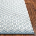 thumbnail image 3 of SAFAVIEH Vermont Jilliean Diamond Quatrefoil Runner Rug, Blue/Ivory, 2'3" x 9', 3 of 7