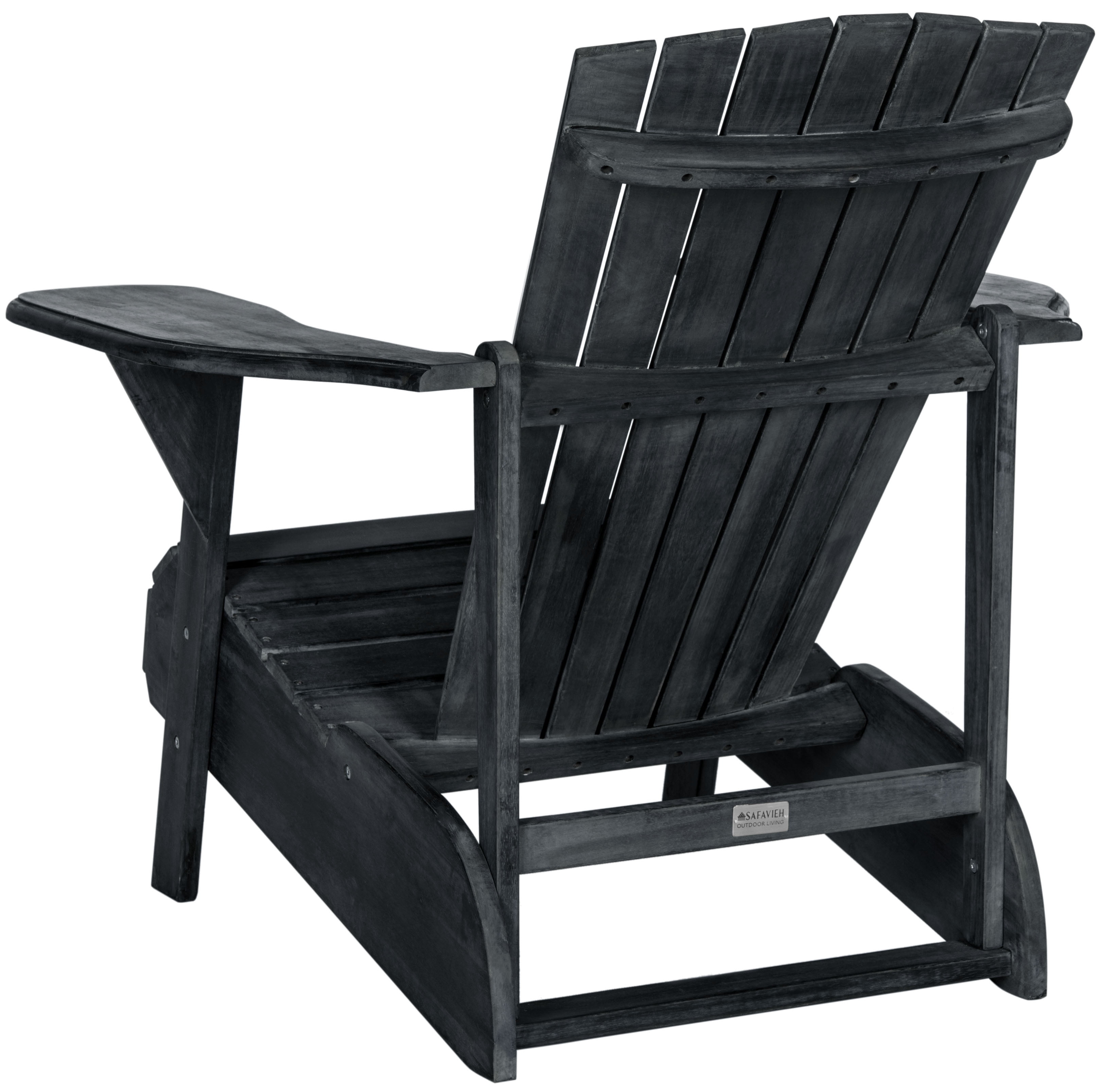 Safavieh Mopani Outdoor Patio Adirondack Chair - Dark Slate Grey