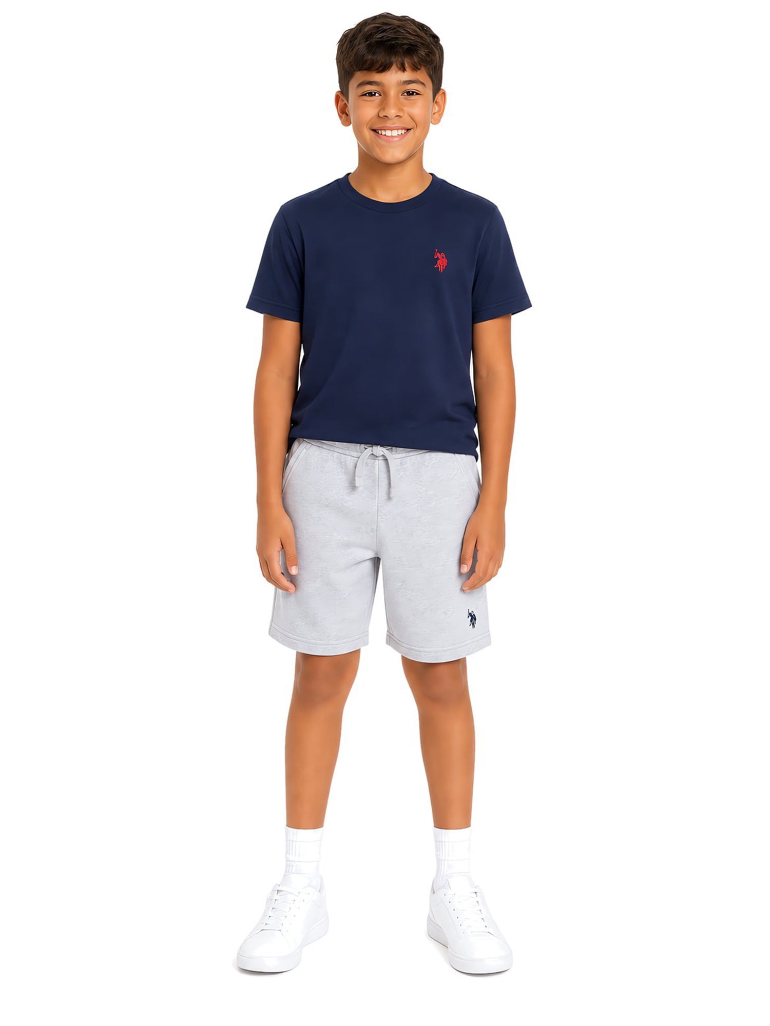 U.S. Polo Assn. Boys Crewneck T-shirt, Sizes 4-18