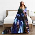 thumbnail image 5 of Beetlejuice Blanket, Anime Throw Blanket For Bed Sofa Couch, Super Soft Flannel Blanket For Bedroom Livingroom, 60"X50", 5 of 9