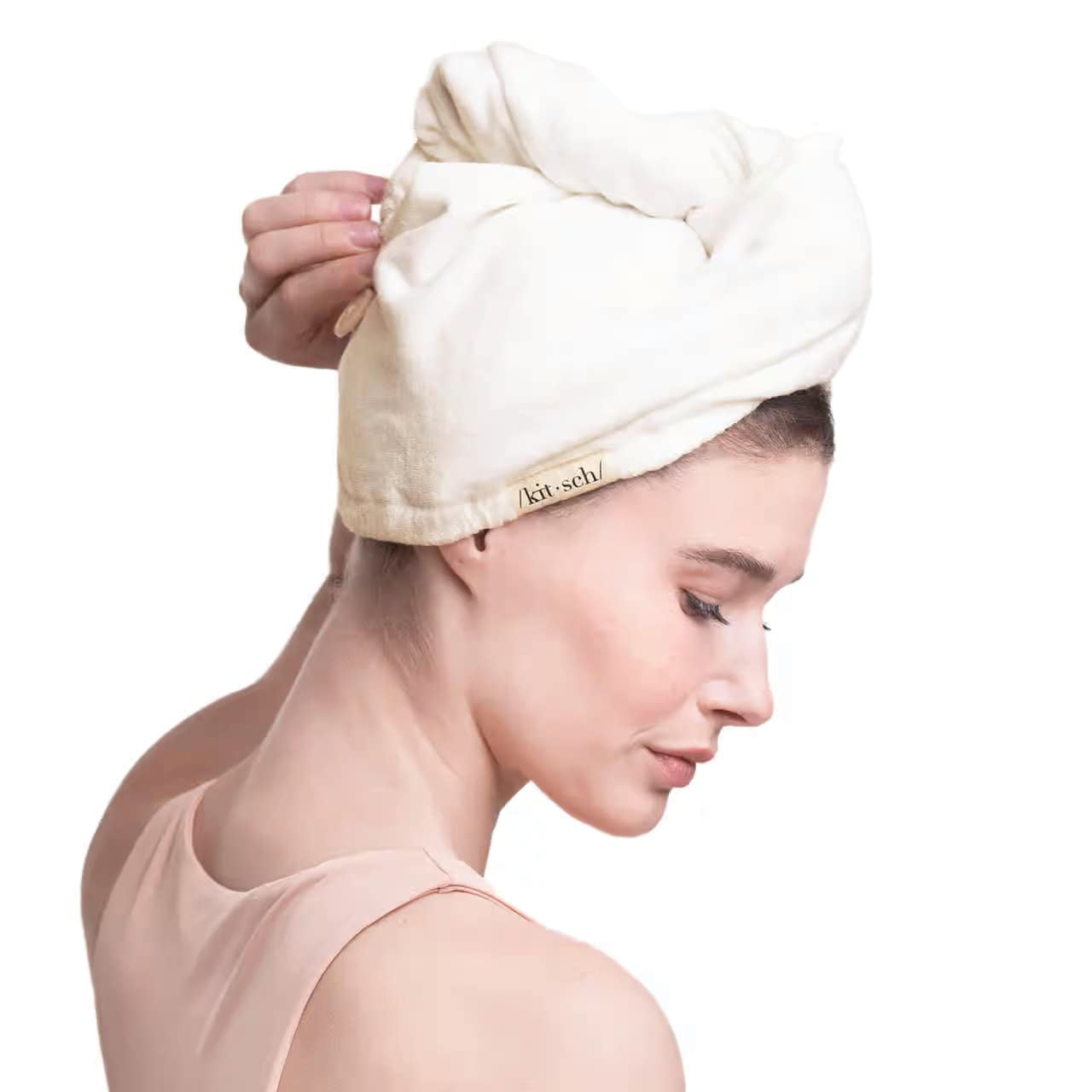 Kitsch, Hair Towel Wrap, Microfiber Anti-Frizz Quick Dry 