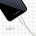 thumbnail image 5 of Liquipel Powertek Pastel Plaid USB-C to USB-C - White, 5 of 7
